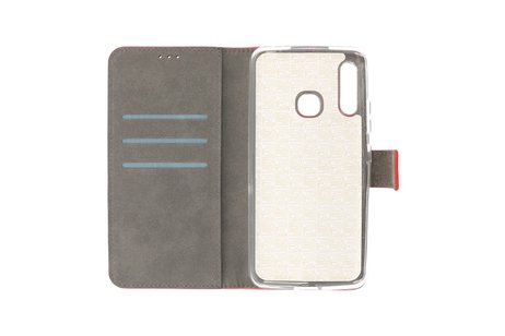 BAOHU Booktype Telefoonhoesjes - Bookcase Hoesje - Wallet Case -  Geschikt voor Samsung Galaxy A70e - Rood