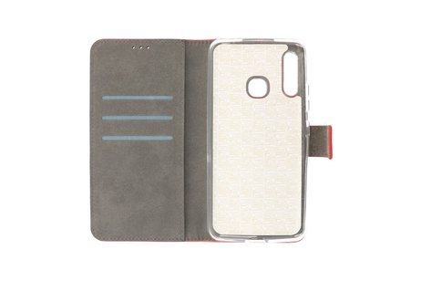 Booktype Telefoonhoesjes - Bookcase Hoesje - Wallet Case -  Geschikt voor Samsung Galaxy A70e - Rood