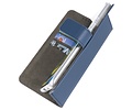 BAOHU Booktype Telefoonhoesjes - Bookcase Hoesje - Wallet Case -  Geschikt voor Samsung Galaxy A31 - Navy