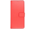 Booktype Telefoonhoesjes - Bookcase Hoesje - Wallet Case -  Geschikt voor Samsung Galaxy A31 - Rood