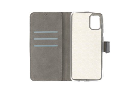 Booktype Telefoonhoesjes - Bookcase Hoesje - Wallet Case -  Geschikt voor Samsung Galaxy A31 - Zwart