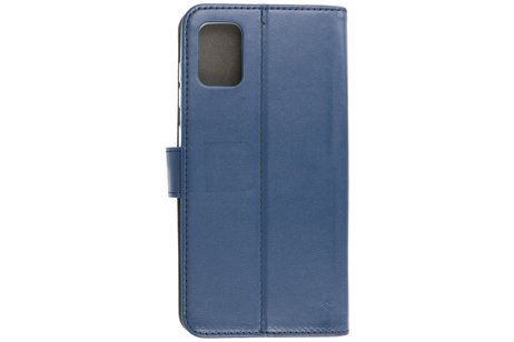 Booktype Telefoonhoesjes - Bookcase Hoesje - Wallet Case -  Geschikt voor Samsung Galaxy A31 - Navy