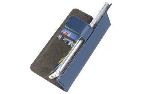 Booktype Telefoonhoesjes - Bookcase Hoesje - Wallet Case -  Geschikt voor Samsung Galaxy A41 - Navy