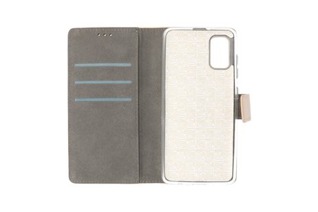 BAOHU Booktype Telefoonhoesjes - Bookcase Hoesje - Wallet Case -  Geschikt voor Samsung Galaxy A41 - Goud