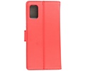 BAOHU Booktype Telefoonhoesjes - Bookcase Hoesje - Wallet Case -  Geschikt voor Samsung Galaxy A41 - Rood