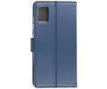 Booktype Telefoonhoesjes - Bookcase Hoesje - Wallet Case -  Geschikt voor Samsung Galaxy A41 - Navy