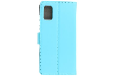 Booktype Telefoonhoesjes - Bookcase Hoesje - Wallet Case -  Geschikt voor Samsung Galaxy A41 - Blauw