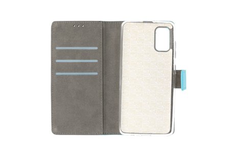 Booktype Telefoonhoesjes - Bookcase Hoesje - Wallet Case -  Geschikt voor Samsung Galaxy A41 - Blauw