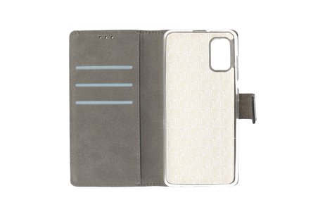 BAOHU Booktype Telefoonhoesjes - Bookcase Hoesje - Wallet Case -  Geschikt voor Samsung Galaxy A41 - Zwart