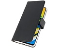 Booktype Telefoonhoesjes - Bookcase Hoesje - Wallet Case -  Geschikt voor OnePlus 8 Z - wart