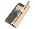 Booktype Telefoonhoesjes - Bookcase Hoesje - Wallet Case -  Geschikt voor OnePlus 8 - Goud
