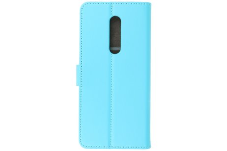 BAOHU Booktype Telefoonhoesjes - Bookcase Hoesje - Wallet Case -  Geschikt voor OnePlus 8 - Blauw