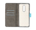 Booktype Telefoonhoesjes - Bookcase Hoesje - Wallet Case -  Geschikt voor OnePlus 8 - Blauw