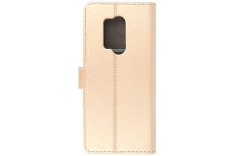 BAOHU Booktype Telefoonhoesjes - Bookcase Hoesje - Wallet Case -  Geschikt voor OnePlus 8 Pro - Goud
