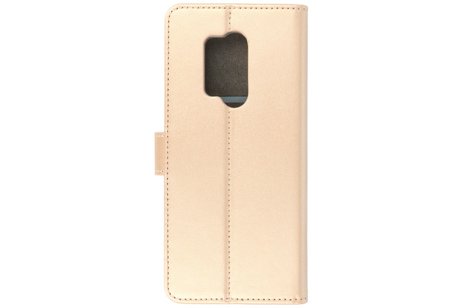 Booktype Telefoonhoesjes - Bookcase Hoesje - Wallet Case -  Geschikt voor OnePlus 8 Pro - Goud