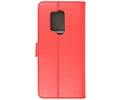 Booktype Telefoonhoesjes - Bookcase Hoesje - Wallet Case -  Geschikt voor OnePlus 8 Pro - Rood