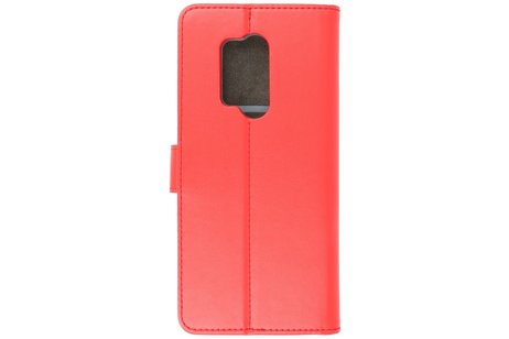 BAOHU Booktype Telefoonhoesjes - Bookcase Hoesje - Wallet Case -  Geschikt voor OnePlus 8 Pro - Rood