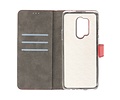 BAOHU Booktype Telefoonhoesjes - Bookcase Hoesje - Wallet Case -  Geschikt voor OnePlus 8 Pro - Rood