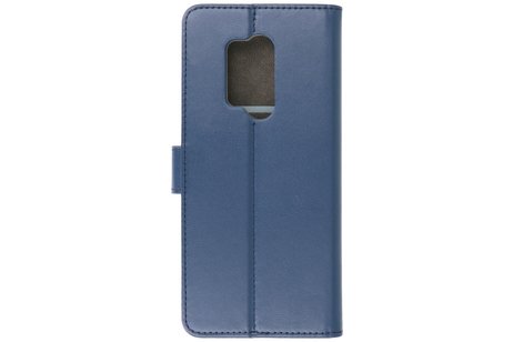 BAOHU Booktype Telefoonhoesjes - Bookcase Hoesje - Wallet Case -  Geschikt voor OnePlus 8 Pro - Navy