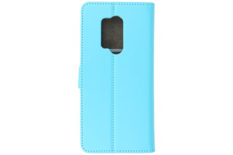 BAOHU Booktype Telefoonhoesjes - Bookcase Hoesje - Wallet Case -  Geschikt voor OnePlus 8 Pro - Blauw