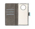BAOHU Booktype Telefoonhoesjes - Bookcase Hoesje - Wallet Case -  Geschikt voor OnePlus 7T - Blauw