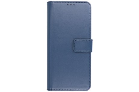 BAOHU Booktype Telefoonhoesjes - Bookcase Hoesje - Wallet Case -  Geschikt voor OnePlus 7T Pro - Navy