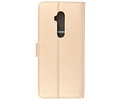 Booktype Telefoonhoesjes - Bookcase Hoesje - Wallet Case -  Geschikt voor OnePlus 7T Pro - Goud