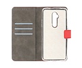 Booktype Telefoonhoesjes - Bookcase Hoesje - Wallet Case -  Geschikt voor OnePlus 7T Pro - Rood