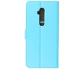 Booktype Telefoonhoesjes - Bookcase Hoesje - Wallet Case -  Geschikt voor OnePlus 7T Pro - Blauw