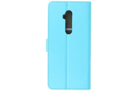 Booktype Telefoonhoesjes - Bookcase Hoesje - Wallet Case -  Geschikt voor OnePlus 7T Pro - Blauw