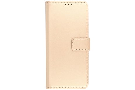Booktype Telefoonhoesjes - Bookcase Hoesje - Wallet Case -  Geschikt voor Xiaomi Mi 9 - Goud