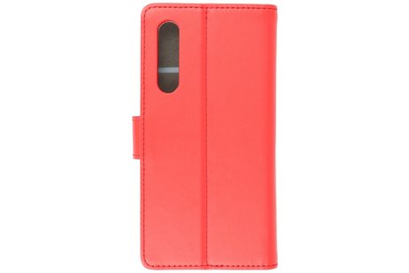 Booktype Telefoonhoesjes - Bookcase Hoesje - Wallet Case -  Geschiktvoor Xiaomi Mi 9 - Rood