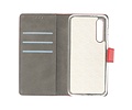 Booktype Telefoonhoesjes - Bookcase Hoesje - Wallet Case -  Geschiktvoor Xiaomi Mi 9 - Rood