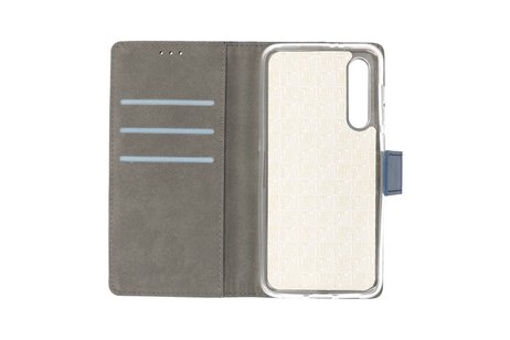 BAOHU Booktype Telefoonhoesjes - Bookcase Hoesje - Wallet Case -  Geschikt voor Xiaomi Mi 9 - Navy