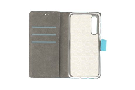 Booktype Telefoonhoesjes - Bookcase Hoesje - Wallet Case -  Geschikt voor Xiaomi Mi 9 - Blauw