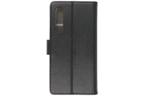BAOHU Booktype Telefoonhoesjes - Bookcase Hoesje - Wallet Case -  Geschikt voor Xiaomi Mi 9 - Zwart