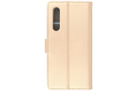 Booktype Telefoonhoesjes - Bookcase Hoesje - Wallet Case -  Geschikt voor Xiaomi Mi 9 SE - Goud