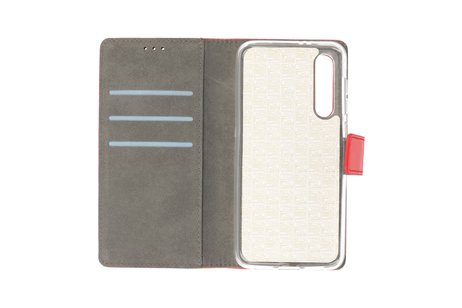 BAOHU Booktype Telefoonhoesjes - Bookcase Hoesje - Wallet Case -  Geschikt voor Xiaomi Mi 9 SE - Rood
