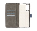 Booktype Telefoonhoesjes - Bookcase Hoesje - Wallet Case -  Geschikt voor Oppo Find X2 Neo - Navy