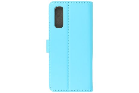 BAOHU Booktype Telefoonhoesjes - Bookcase Hoesje - Wallet Case -  Geschikt voor Oppo Find X2 Neo - Blauw