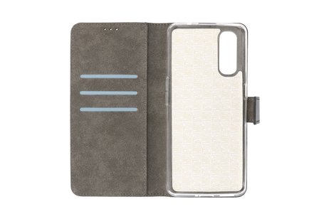 BAOHU Booktype Telefoonhoesjes - Bookcase Hoesje - Wallet Case -  Geschikt voor Oppo Find X2 Neo - Zwart