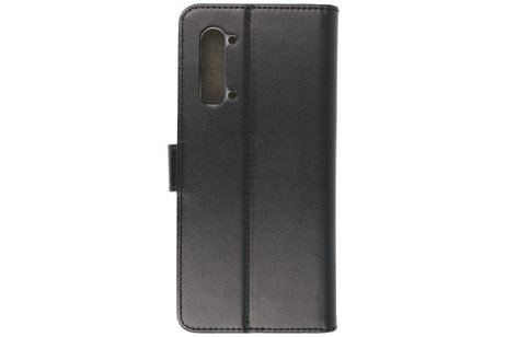 Booktype Telefoonhoesjes - Bookcase Hoesje - Wallet Case -  Geschikt voor Oppo Find X2 Lite - Zwart