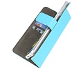 Booktype Telefoonhoesjes - Bookcase Hoesje - Wallet Case -  Geschikt voor Huawei P40 Lite - Blauw