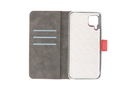 Booktype Telefoonhoesjes - Bookcase Hoesje - Wallet Case -  Geschikt voor Huawei P40 Lite - Rood