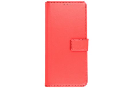 Booktype Telefoonhoesjes - Bookcase Hoesje - Wallet Case -  Geschikt voor Huawei P40 Pro - Rood