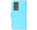 Booktype Telefoonhoesjes - Bookcase Hoesje - Wallet Case -  Geschikt voor Huawei P40 Pro - Blauw