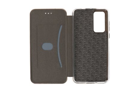 Slim Folio Case - Book Case Telefoonhoesje - Folio Flip Hoesje - Geschikt voor Huawei P40 - Goud