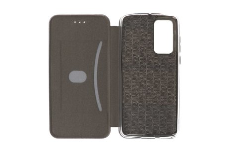 Slim Folio Case - Book Case Telefoonhoesje - Folio Flip Hoesje - Geschikt voor Huawei P40 Pro - Grijs