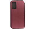 Slim Folio Case - Book Case Telefoonhoesje - Folio Flip Hoesje - Geschikt voor Huawei P40 Pro - Bordeaux Rood