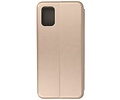Slim Folio Case - Book Case Telefoonhoesje - Folio Flip Hoesje - Geschikt voor Samsung Galaxy A71 5G - Goud